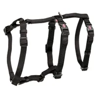 Trixie Sicherheitsgeschirr Stay Schwarz - Größe XS–S: 30–40 cm Brustumfang, 10 mm breit