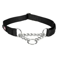 Collare Trixie Premium semistrangolo - nero - Tg. L–XL: circonferenza 45–70 cm x H 2,5 cm