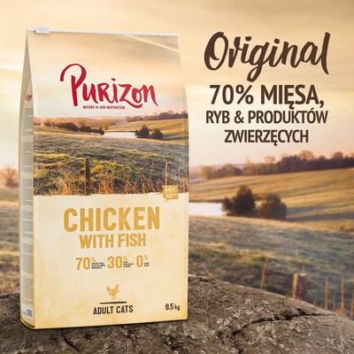 Purizon Adult dla kota, kurczak i ryba – bez zbóż 2,5 kg
