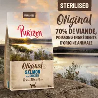 Purizon Sterilised Adult saumon, poulet - sans céréales - 100 g
