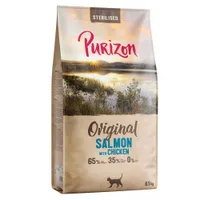 Purizon Sterilised Adult Somon cu pui - fără cereale - NOU: 6.5 kg