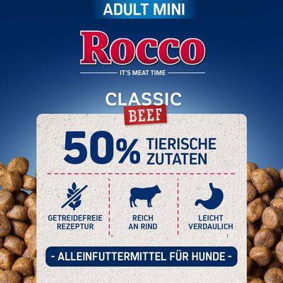 Rocco Adult MINI Classic nötkött med kyckling