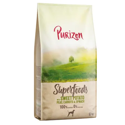 Purizon Superfoods Veggie patates douces avec petits pois, carottes et épinards - lot économique : 2 x 12 kg Purizon Superfoods Veggie patates douces avec petits pois, carottes et épinards - lot économique : 2 x 12 kg