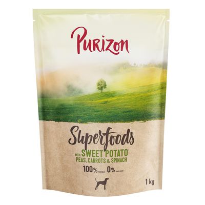 Purizon Superfoods Veggie patates douces avec petits pois, carottes et épinards