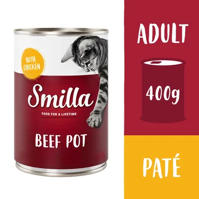 Smilla hovězí konzerva 6 x 400 g - hovězí s kuřecím
