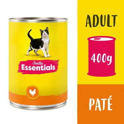 Smilla Essentials Cans Paté 12 x 400g - cat wet food - Saver Pack: Chicken (24 x 400g)