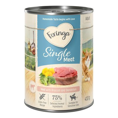 Feringa Single Meat Menu 6 x 410 g teľacie s brokolicou a púpavou