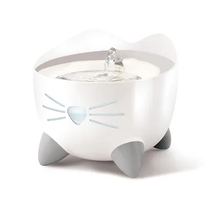 Fontanella Catit PIXI in acciaio inossidabile per gatti - bianco - 2,5 litri