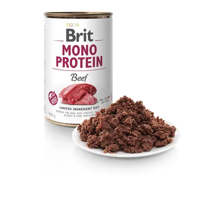 Brit Mono Protein 6 x 400 g  - bœuf