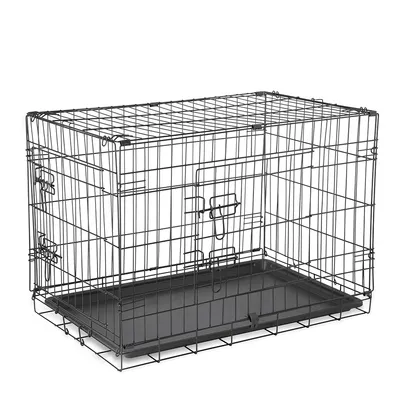 Cage d'intérieur HAFENBANDE Twin Door pour chien - l 63 x P 44 x H 50,5 cm