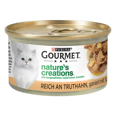 Gourmet Nature's Creations Grilled, 12 x 85 г - Индейка со шпинатом и пастернаком