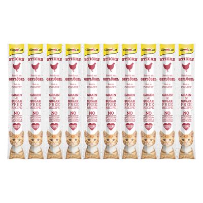 GimCat Sticks siipikarja (10 kpl)