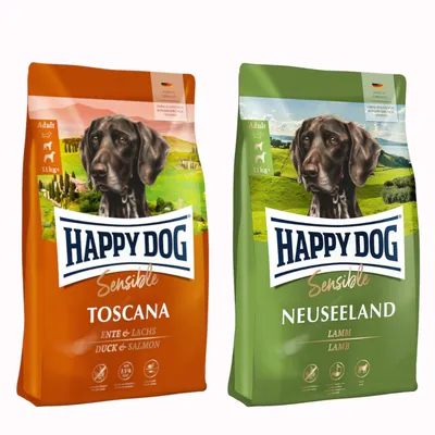 Gourmetpakke "Kulinarisk verdensreise" Happy Dog Supreme Sensible
