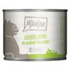 MjAMjAM 24 x 200 g umido per gatto Manzo & Zucca al vapore
