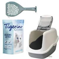 Hygienický set: toaleta, kočkolit, lopatka za výhodnou cenu! - 3-dílný set