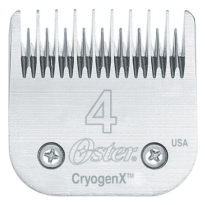 Clipper blades for Oster Clippers Clipper Blade No.4 (Length 9.5mm, Skip Tooth)
