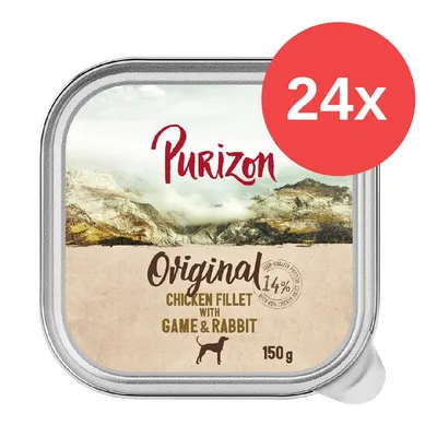 Sparpaket Purizon Original Adult Schalen 24 x 150 g - Hühnerfilet mit Lachs