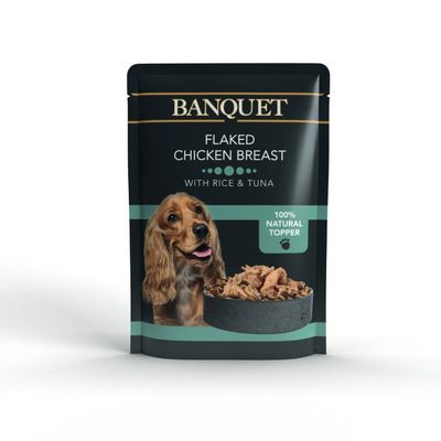 HiLife Dog BANQUET 15 x 100g Flaked Chicken, Rice & Tuna