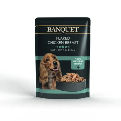 HiLife Dog BANQUET 15 x 100g - Flaked Chicken, Rice & Tuna HiLife Dog BANQUET 15 x 100g - Flaked Chicken, Rice & Tuna
