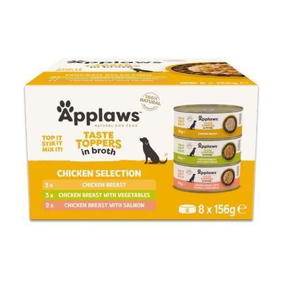 Applaws Taste Toppers 8 x 156 g Probeerpakket Hondenvoer