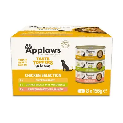 Applaws Taste Toppers 8 x 156 g Probeerpakket Hondenvoer Applaws Taste Toppers 8 x 156 g Probeerpakket Hondenvoer