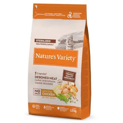 Nature's Variety Selected Sterilized Scharrelkip Kattenvoer Nature's Variety Selected Sterilized Scharrelkip Kattenvoer