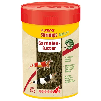 sera Shrimps Nature para gambas - Pack % - 2 x 100 ml