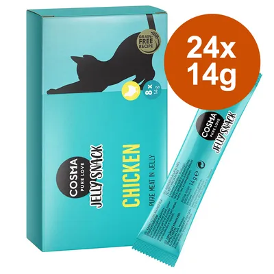 Икономична опаковка Cosma Jelly Snack 24 x 14 г