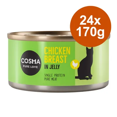 Økonomipakke Cosma Original i Gelé 24 x 170 g