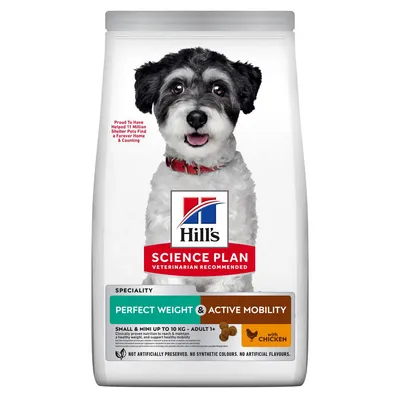 Hill's Science Plan Adult Perfect Weight & Active Mobility Small & Mini με Κοτόπουλο - 6 kg
