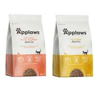 2 x 7.5kg Applaws Dry Cat Food - 20% Off! * - Adult Chicken (7.5kg) + Adult Chicken & Salmon (7.5kg)