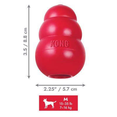 KONG Classic + Fleischeslust meat & treat träningskorv, Fjäderfä 80 g på köpet!
