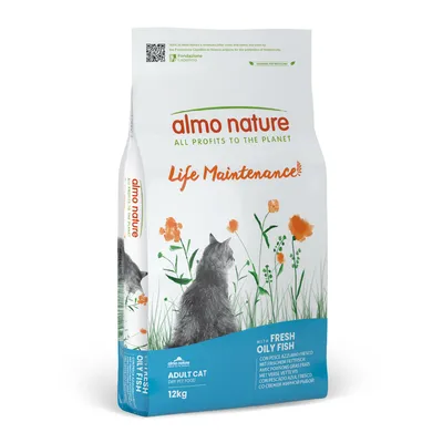 Almo Nature Functional Life Maintenance fatty fish & rice - cat dry food - 12kg
