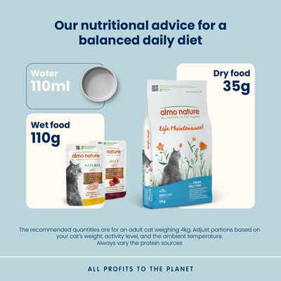 Almo Nature Functional Kibble for Cats Economy Packs 2 x 12kg - Oily Fish & Rice