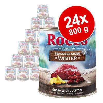 Rocco Seasonal Menu Winter, gans met aardappelen, 24x800g. It's Meat Time.