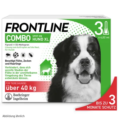 Frontline® Combo Spot-on Hund XL ( ab 40 kg) - 3 Pipetten x 4,02 ml