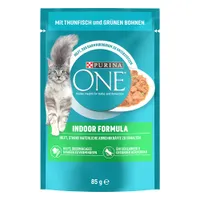 Purina One Indoor Formula - Ton cu fasole verde (26 x 85 g)
