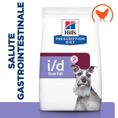 Hill's Prescription Diet i/d Low Fat Digestive secco per cani 6 kg