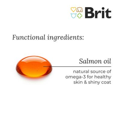 Brit Care Hairball, функциональное лакомство для кошек для предотвращения шерстяных комков. Ингредиенты: подорожник, лососевое масло, облепиха.