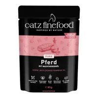 Varčno pakiranje catz finefood Purrrr Pouch 16 x 85 g - Konj