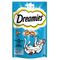 Prøvepakke Dreamies 4 x 60 g Okse, laks, tunfisk og ost