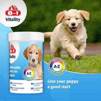 8in1 Vitality Multivitamin-tabletter Junior