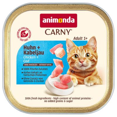 Korzystny pakiet animonda Carny Adult, 64 x 85 g Kurczak i dorsz