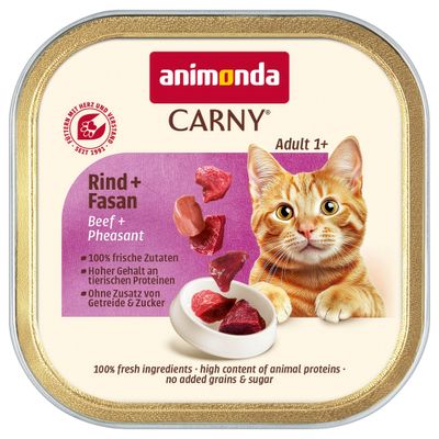 animonda Carny Adult 32 x 85 g Rind & Fasan