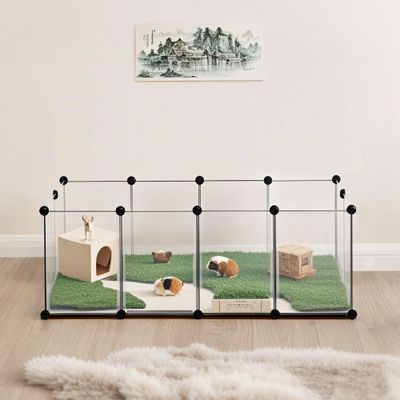 Songmics Cabinet i plastik, hvid - L 125 x B 63 x H 42 cm