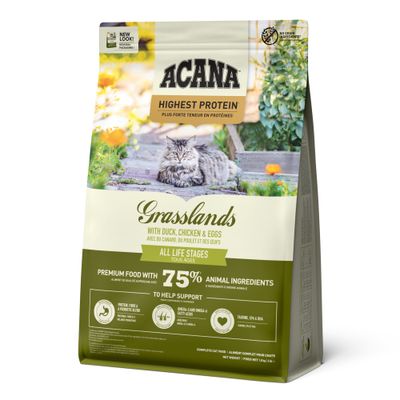 Acana Cat Highest Protein z kurczakiem, kaczką, indykiem i przepiórką - 1,8 kg
