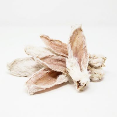 George & Bobs przysmaki dla psów, 200 g - Uszy królicze z sierścią