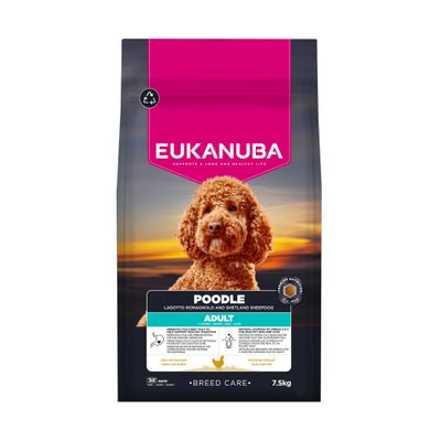 Premium Nutrition Est. 1969. POODLE. For the energetic and playful lifestyle of the breed. Also suitable for Lagotto Romagnolo and Shetland Sheepdog.