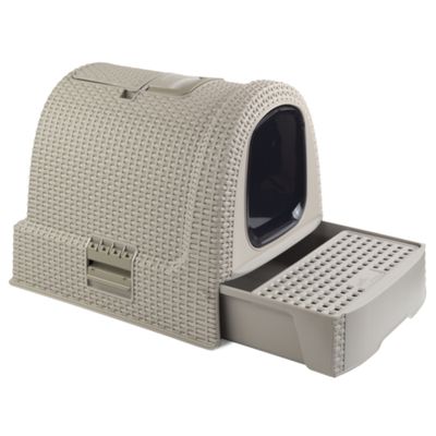 Curver Katzentoilette - grau: L 51 x B 38,5 x H 39,5 cm