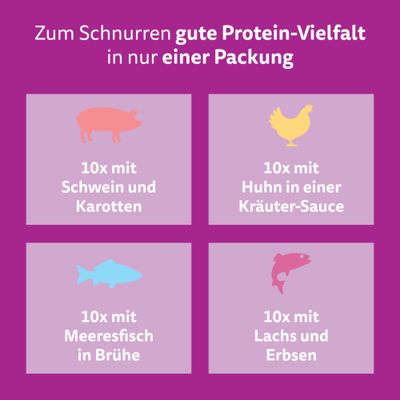 Whiskas Aromatic Selection 40 x 85 g - Mix in Sauce (4 Sorten)